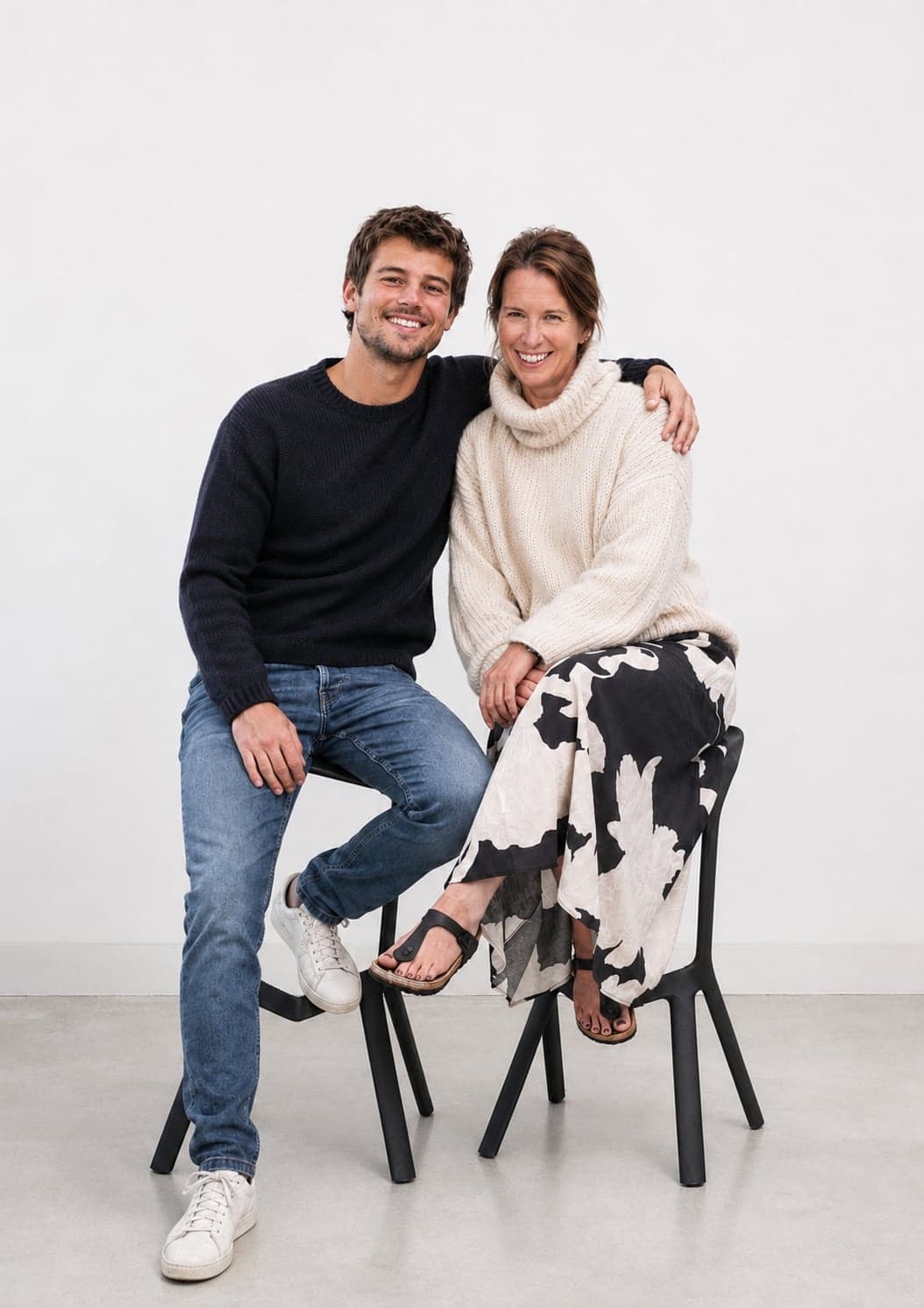 Julien et sa mère Adelane, à l’origine de Maison Adelane