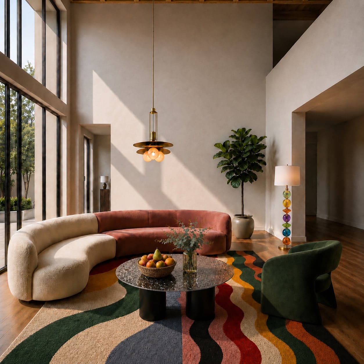 Intérieur éditorial contemporain et lumineux — Maison Adelane